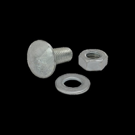 Econ T-Slot Stud, M8X20mm W/Hex Nut-Wash MPN:75-3500