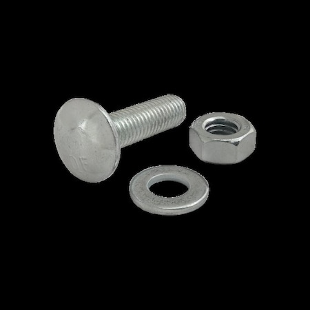 Econ T-Slot Stud, M8X30mm W/Hex Nut-Wash MPN:75-3502