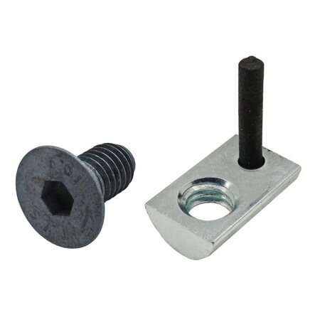T-SlotFramingSystemFastener, Zinc-Plated MPN:75-3645