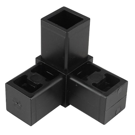 3 Way Cnr Cnctr, 2 1/8 inx2 1/8 in, Nylon MPN:9250