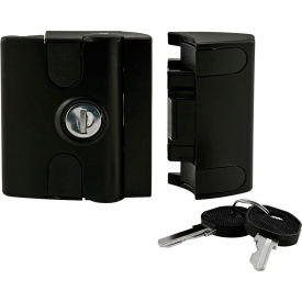 80/20® 15 30 40 45 Series Slam Latch Unique Key Die-Cast Zinc Black 12146