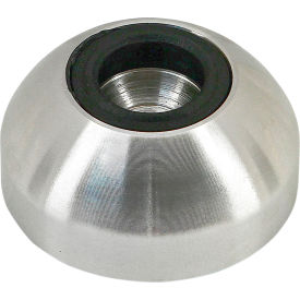 80/20® Fractional Metric Series Base For Swivel Feet D40 w/ Anti-Slip Plate Stainless Steel 12172