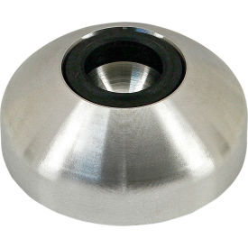 80/20® Fractional Metric Series Base For Swivel Feet D45 w/ Anti-Slip Plate Stainless Steel 12174