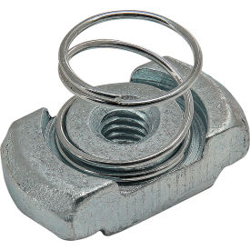 80/20® 45 Series M4 Spring Nut Slot 10 Steel Bright 13106
