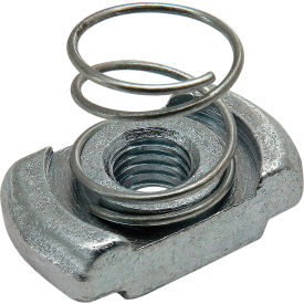 80/20® 45 Series M5 Spring Nut Slot 10 Steel Bright 13107