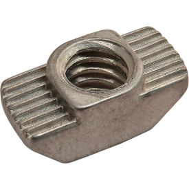 80/20® 30 Series Hammer Nut 1/4-20 Unc Boss Height 1.5mm Slot 8 Stainless Bright 13111
