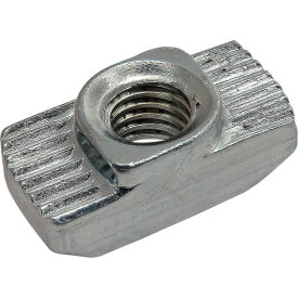 80/20® 30 Series Hammer Nut 10-32 Unf Boss Height 1.5mm Slot 8 Zinc Bright 13112