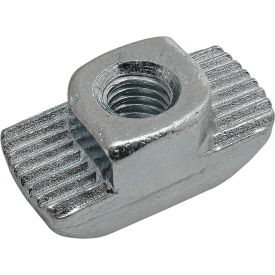 80/20® 45 Series Hammer Nut 10-32 Unf Boss Height 3.0mm Slot 10 Zinc Bright 13122