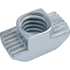 80/20® 45 Series Hammer Nut 5/16 Unc Boss Height 3.0mm Slot 10 Zinc Bright 13124