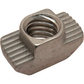 80/20® 45 Series Hammer Nut 5/16 Unc Boss Height 3.0mm Slot 10 Stainless Bright 13125