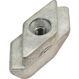80/20® 15 & 40 Series Rhombus Nut M3 Slot 8 Die-Cast Zinc Bright 13179