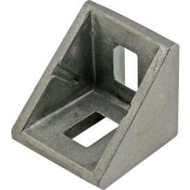 80/20® 10 & 25 Series 2 Hole Slotted Inside Corner Bracket with Dual Support 14061