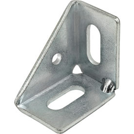 80/20® 15 Series & 40 Inside Corner Bracket with Single Support Clear Zinc Finish 14120