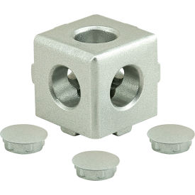 80/20® 10 & 25 Series 3 Way - Light Squared Corner Connector 14135