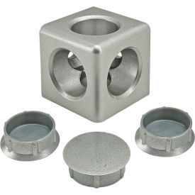 80/20® 40 Series 3 Way - Light Squared Corner Connector 14173