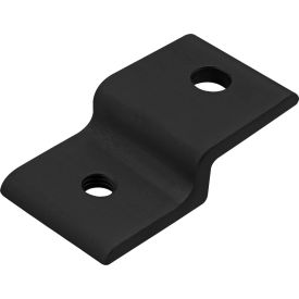 80/20® 20 Series Single Arm Narrow Panel Retainer 20mm Aluminum Black 20-2496-BLACK