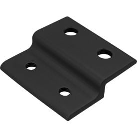 80/20® 20 Series Single Arm Wide Panel Retainer 40mm Aluminum Black 20-2497-BLACK