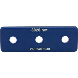 80/20® 15 15 Series 45 End Cap w/ Push-Ins Blue 2046BLU