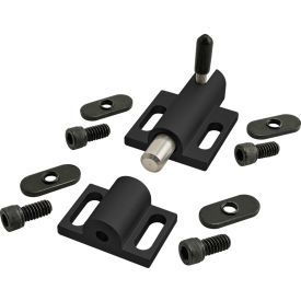 80/20® 10 Series 15 Series Deadbolt w/ Top Latch Black 2053-BLACK