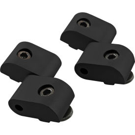 80/20® 10 Series Right Hand Lift-Off Hinge Assembly Black Anodize 2064-BLACK
