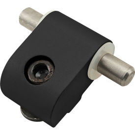 80/20® 10 Series Lift-Off Hinge Section w/ Two Pins Black 2078-BLACK
