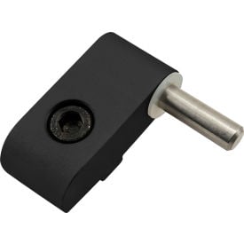 80/20® 15 Series Right Hand Lift-off Hinge Section w/ Long Pin 2093-BLACK