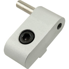 80/20® 15 Series Left Hand Lift-Off Hinge Section w/ Long Pin Anodize Finish Clear 2094