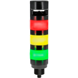 80/20® 10 15 20 25 30 40 45 Series Tower Light 3 Color w/ Audible 5 Pin Anodize Finish 21003