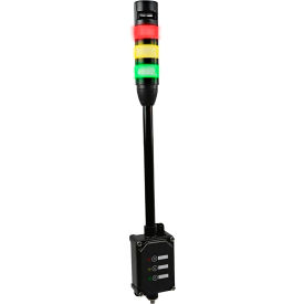 80/20® 10 15 25 30 40 45 Series Tower Light Ass. 3 Color Audible 300mm w/ Selector Box 21013