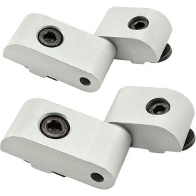 80/20® 10 & 15 Series Left Hand Transition Lift-Off Hinge Assembly Anodize Finish Clear 2102