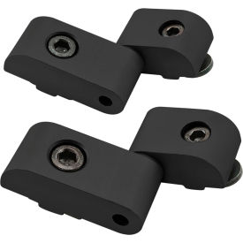 80/20® 10 Series To 80/20® 15 Series Left Hand Transition Lift-off Hinge Assembly Black 2102-BLACK