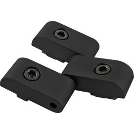 80/20® 15 Series Heavy Duty Lift-off Hinge Assembly Black Anodize 2106-BLACK