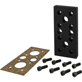 80/20® 15 Series Pressure Manifold Feed Plate 12-Hole 3