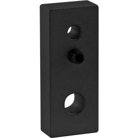 80/20® 10 Series Leveling Anchoring Base Plate 2-Hole 10 Series Black 2166-BLACK