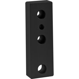 80/20® 15 Series Leveling Anchoring Base Plate With 3/8-16 Tap 4-Hole Black 2170-BLACK