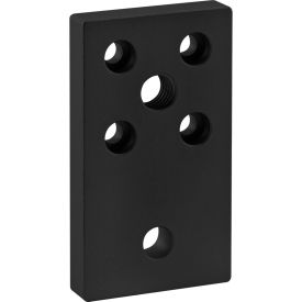 80/20® 10 Series Leveling Anchoring Base Plate With 1/2-13 Tap 6-Hole Black 2171-BLACK