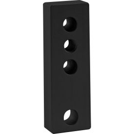 80/20® 15 Series Leveling Anchoring Base Plate With 1/2-13 Tap 4-Hole Black 2175-BLACK
