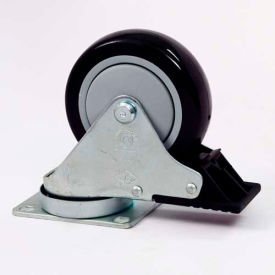 80/20 2333 Deluxe Flange Mount Caster Swivel W/Brake 2333