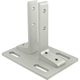 80/20® 10 Series Floor Mount Base Plate For 1010 Clear 2380