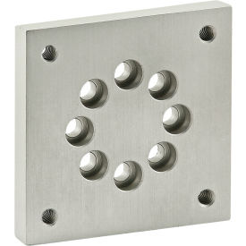 80/20® 10 Series Leveling Caster Base Plate For 2714 Clear 2406