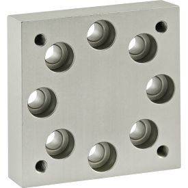 80/20® 15 Series Leveling Caster Base Plate For 2714 Clear 2407