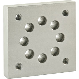 80/20® 15 Series Leveling Caster Base Plate For 2716 & 2717 Clear 2409