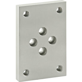 80/20® 10 Series Flange Mount Caster Base Plate Clear 2419