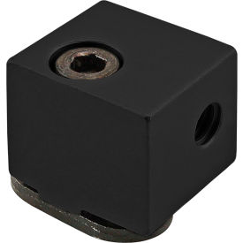 80/20® 10 Series Panel Mount Block Black 2427-BLACK