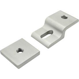 80/20® 10 Series Single Arm Narrow Mesh Retainer with Narrow Backing Plate 2491