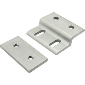 80/20® 10 Series Single Arm Wide Mesh Retainer with Wide Backing Plate 2494