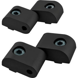 80/20® 25 Series Standard Lift Off Hinge Left Hand Assembly Black Anodize 25-2065-BLACK