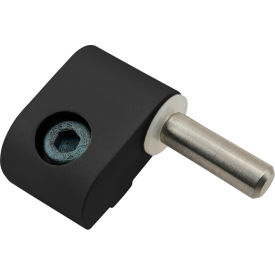 80/20® 25 Series Right Hand Lift-Off Hinge w/ Long Pin Black 25-2073-BLACK