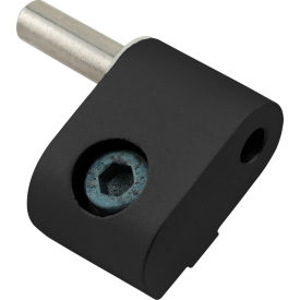 80/20® 25 Series Left Hand Lift-Off Hinge w/ Long Pin Black 25-2074-BLACK