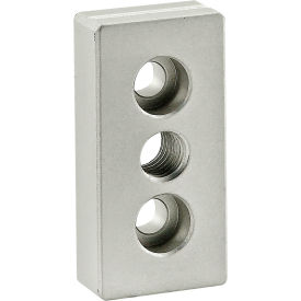 80/20® 25 Series 25mm x 50mm Base Plate w/ M10 Tap In Center 25-2137